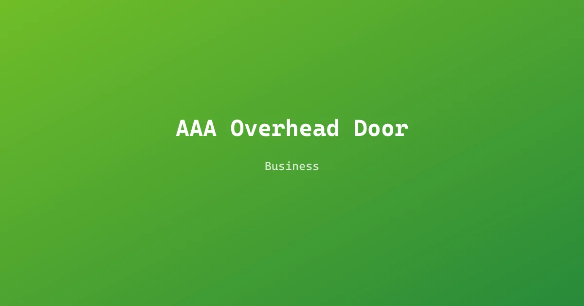 AAA Overhead Door