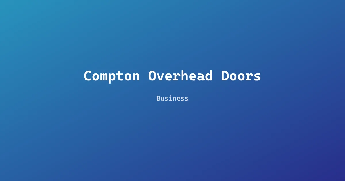 Compton Overhead Doors
