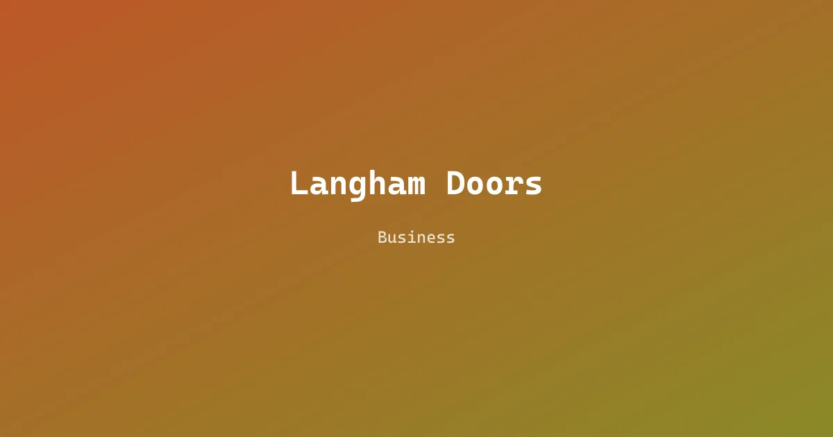 Langham Doors