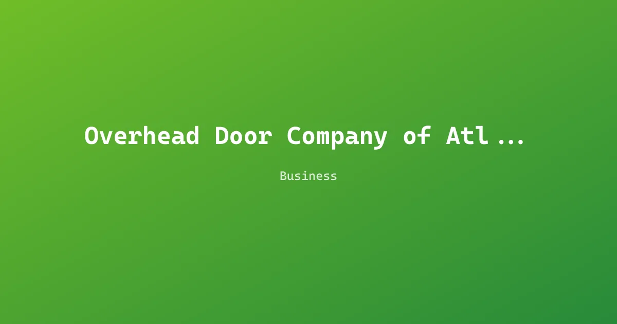 Overhead Door Company of Atlanta