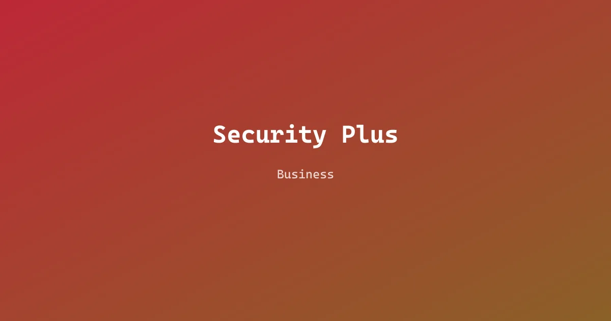 Security Plus